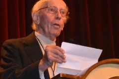 Curt Lowens, survivor, Jewish Rescuer, read a poem